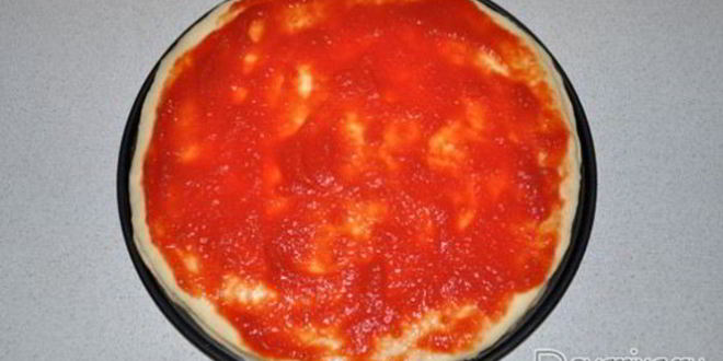 Рецепт пиццы с мясным фаршем