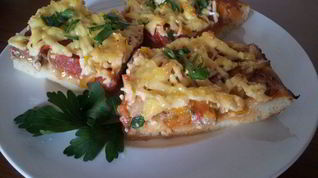 Рецепт Пиццы с шампиньонами