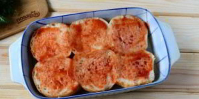 Рецепт пиццы в мягких булочках