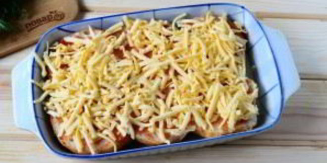 Рецепт пиццы в мягких булочках