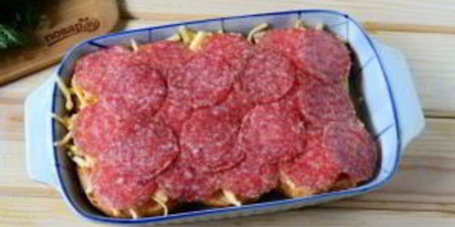 Рецепт пиццы в мягких булочках