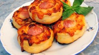 Рецепт Пиццы Вертушка с томатом