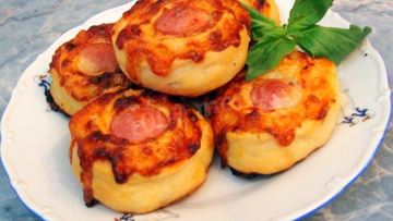 Рецепт Пиццы Вертушка с томатом