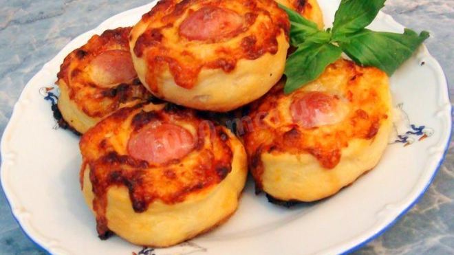 Рецепт пиццы вертушка с томатом