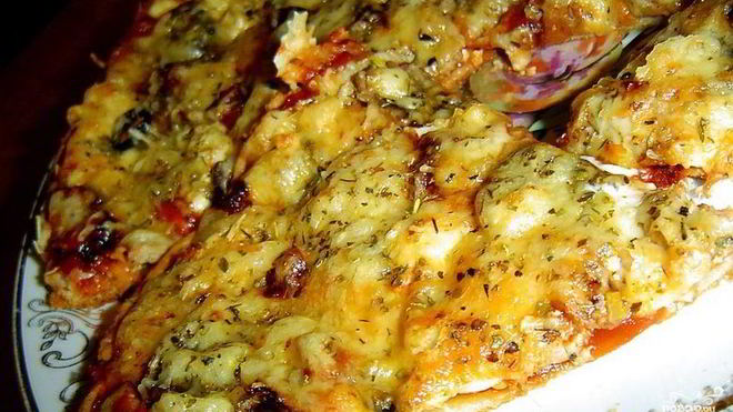 Рецепт сырной пиццы