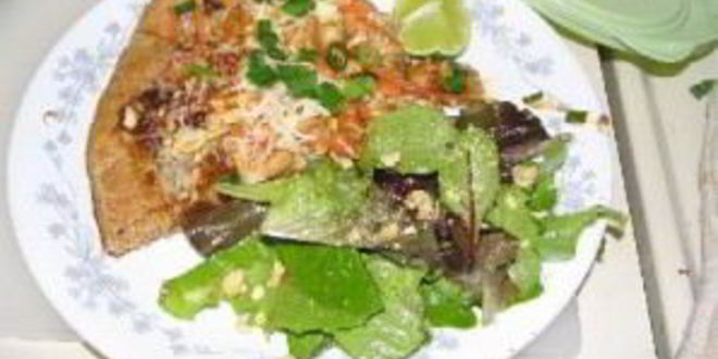 Рецепт тайской куриной пиццы