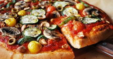 Рецепт Вегетарианской пиццы с грибами