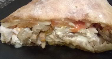 Рецепт Закрытой пиццы с грибами и курицей