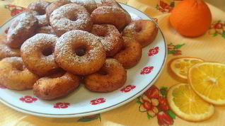 Рецепт Апельсиновых пончиков