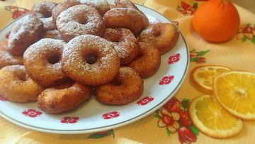 Рецепт Апельсиновых пончиков