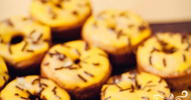 Рецепт Банановых пончиков в глазури