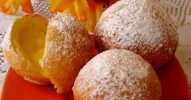 Рецепт Пончиков с начинкой