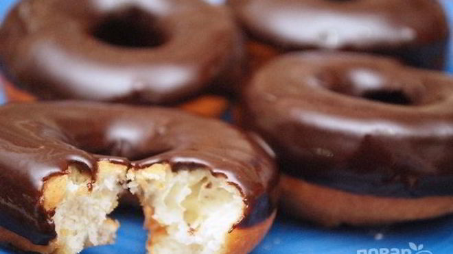 Рецепт пончиков с шоколадом