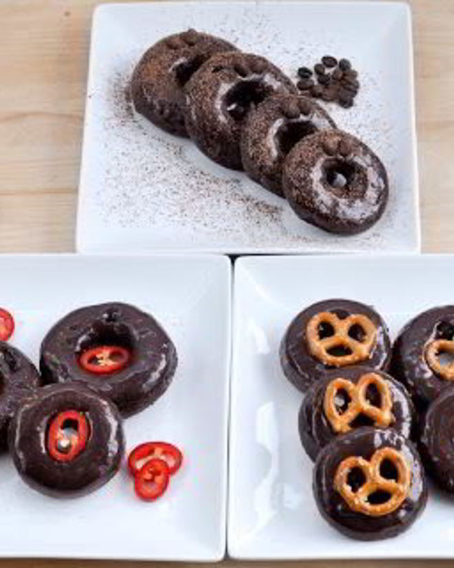 Рецепт шоколадных пончиков