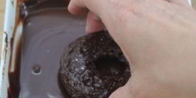 Рецепт шоколадных пончиков