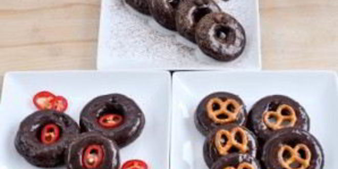 Рецепт шоколадных пончиков