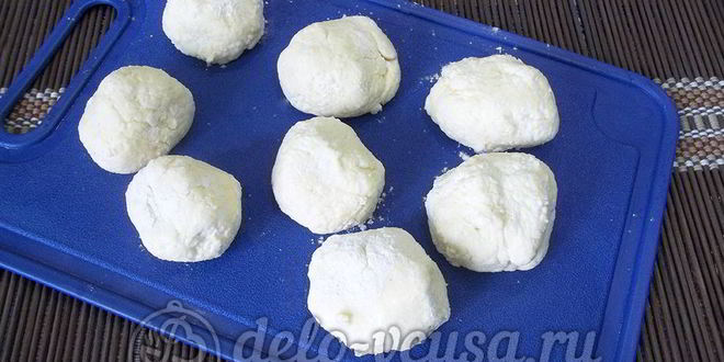 Рецепт творожных пончиков с шоколадом