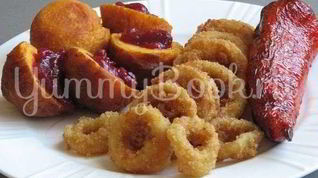 Рецепт Тыквенных пончиков с кольцами кальмаров