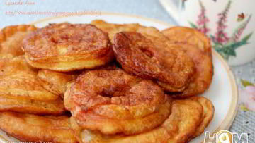 Рецепт Яблочных пончиков