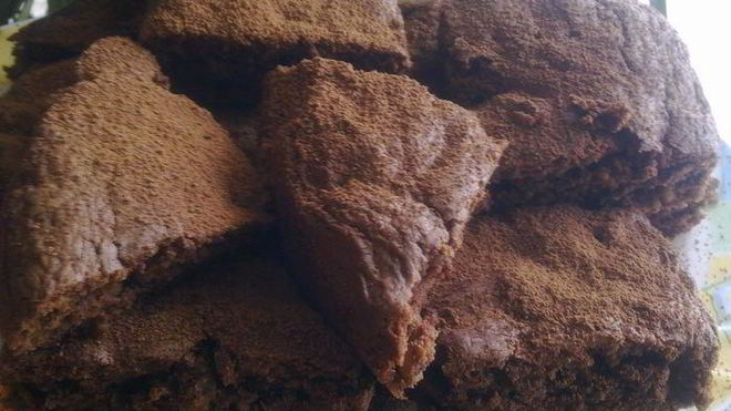 Рецепт коврижки браунис с грецкими орехами