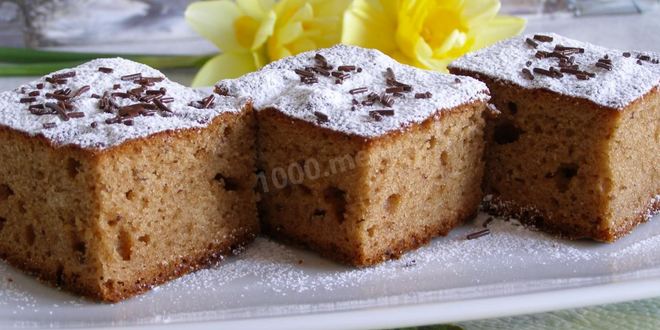 Рецепт Коврижки с вареньем на кефире