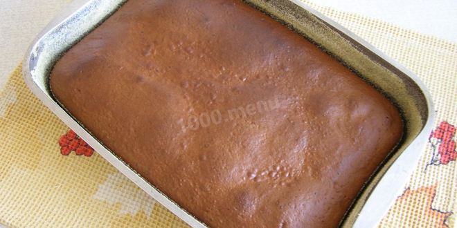 Рецепт коврижки с вареньем на кефире