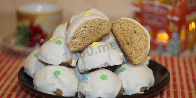 Рецепт Медовых пряников домашних с глазурью