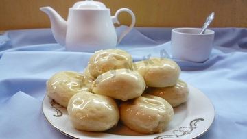 Рецепт Мятных пряников с глазурью