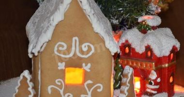 Рецепт Новогоднего пряничного домика с глазурью