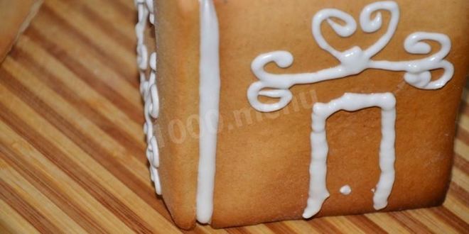 Рецепт новогоднего пряничного домика с глазурью