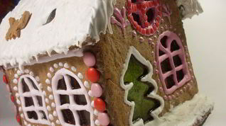 Рецепт Новогоднего пряничного домика-светильника