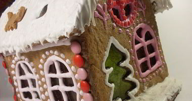 Рецепт Новогоднего пряничного домика-светильника