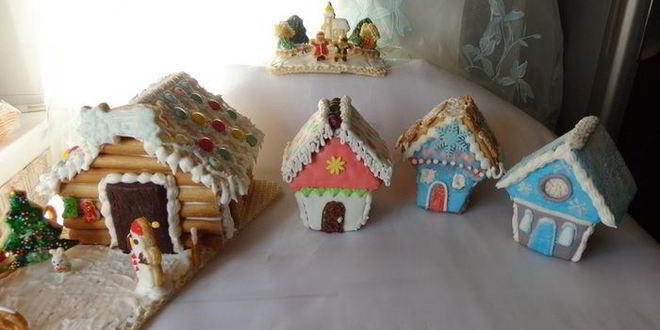 Рецепт пряничной рождественской деревни