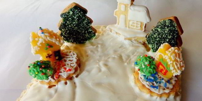 Рецепт пряничной рождественской деревни