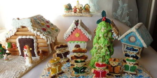 Рецепт пряничной рождественской деревни