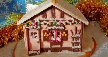 Рецепт Шоколадна-пряничного домик