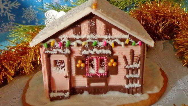 Рецепт шоколадна-пряничного домик