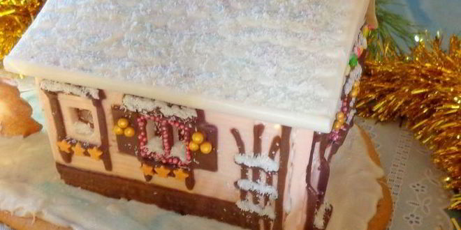 Рецепт шоколадна-пряничного домик