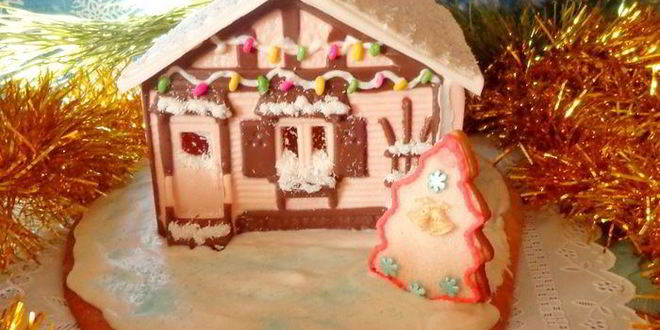 Рецепт шоколадна-пряничного домик