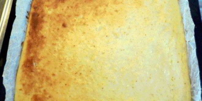 Рецепт творожно-яблочной коврижка