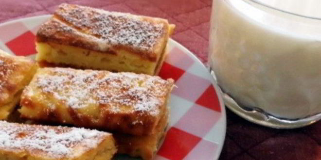 Рецепт творожно-яблочной коврижка