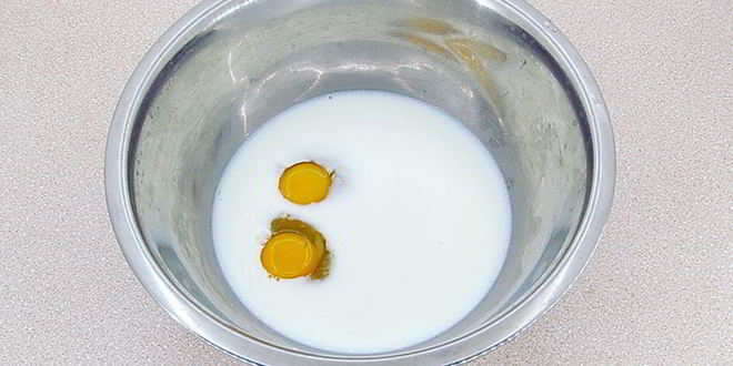 Рецепт шарлотки из белого хлеба