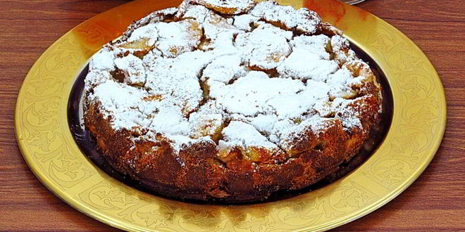 Рецепт шарлотки из белого хлеба