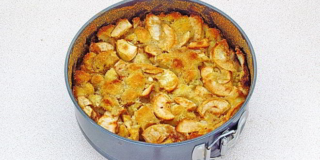 Рецепт шарлотки из белого хлеба