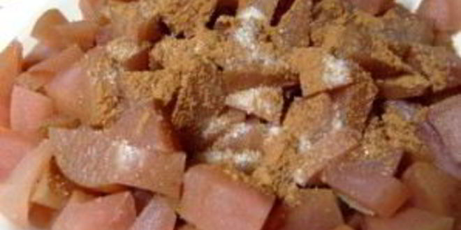 Рецепт шарлотки из сушеных яблок