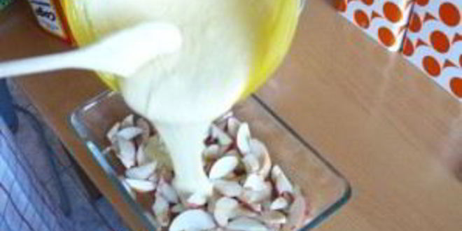 Рецепт шарлотки на сметане