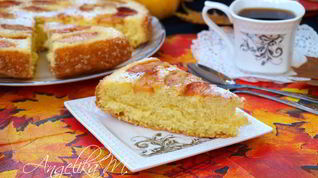 Рецепт Шарлотки с айвой