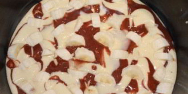 Рецепт шарлотки с бананами в мультиварке