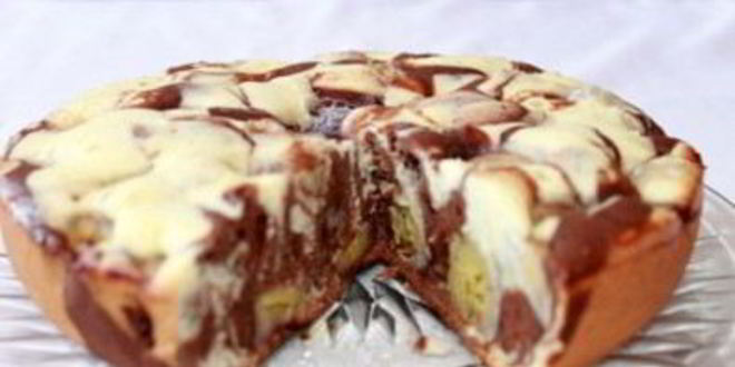 Рецепт шарлотки с бананами в мультиварке