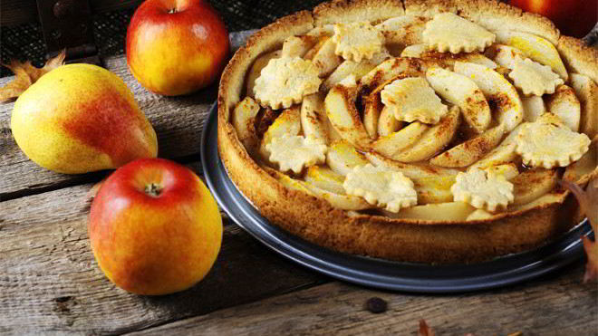 Рецепт шарлотки с грушами